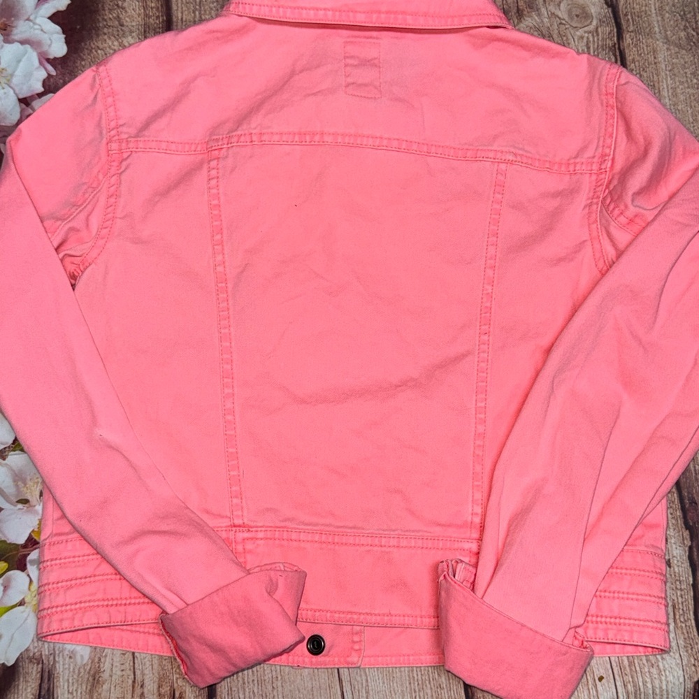 Decree Pink Denim Jean Jacket - Picture 4 of 4